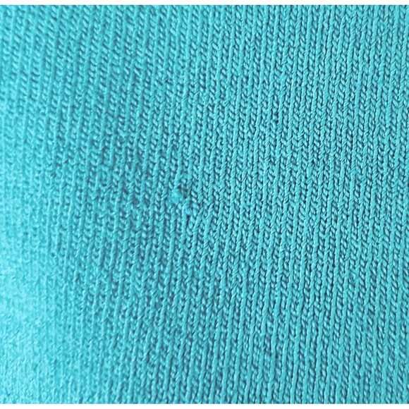 Carducci Women's Top Size 3X Blue Teal Classic Knit Sequin Detail Vintage EUC - Picture 6 of 6